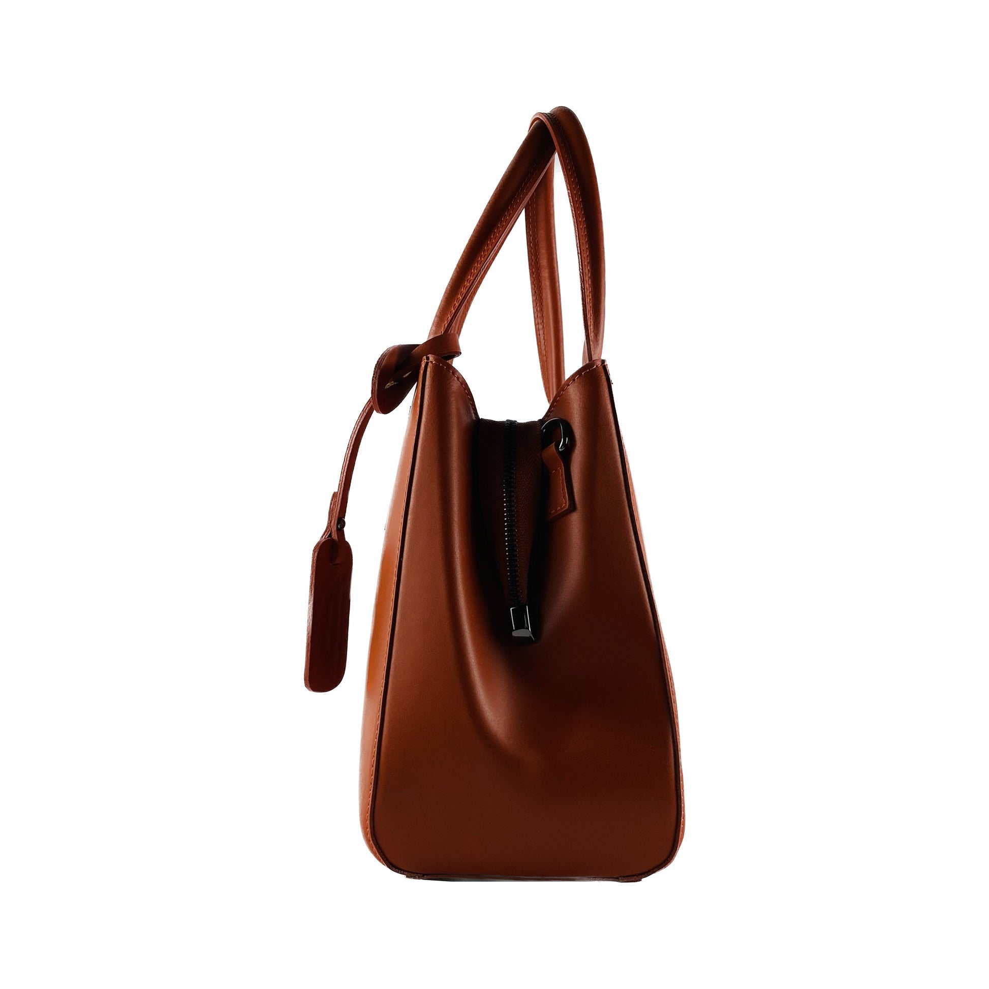 Genuine Leather Handbag with Shoulder Strap