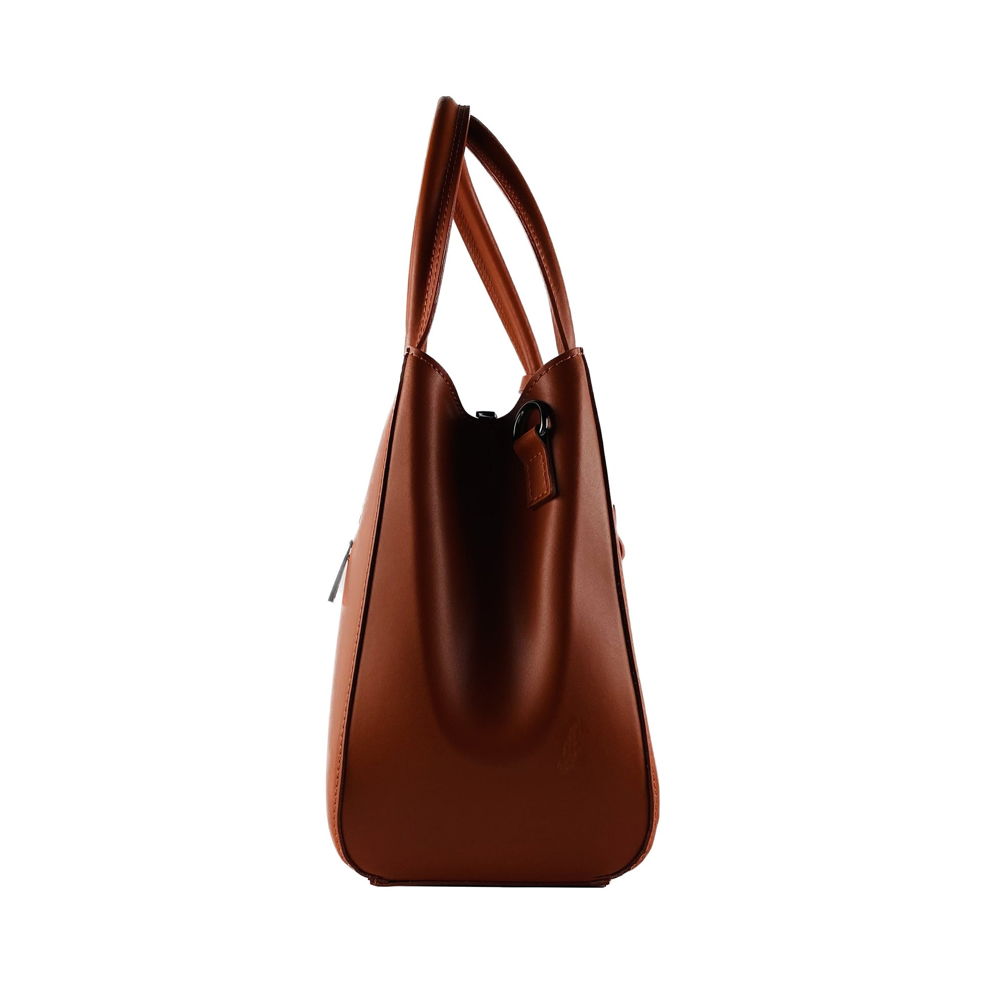 Genuine Leather Handbag with Shoulder Strap