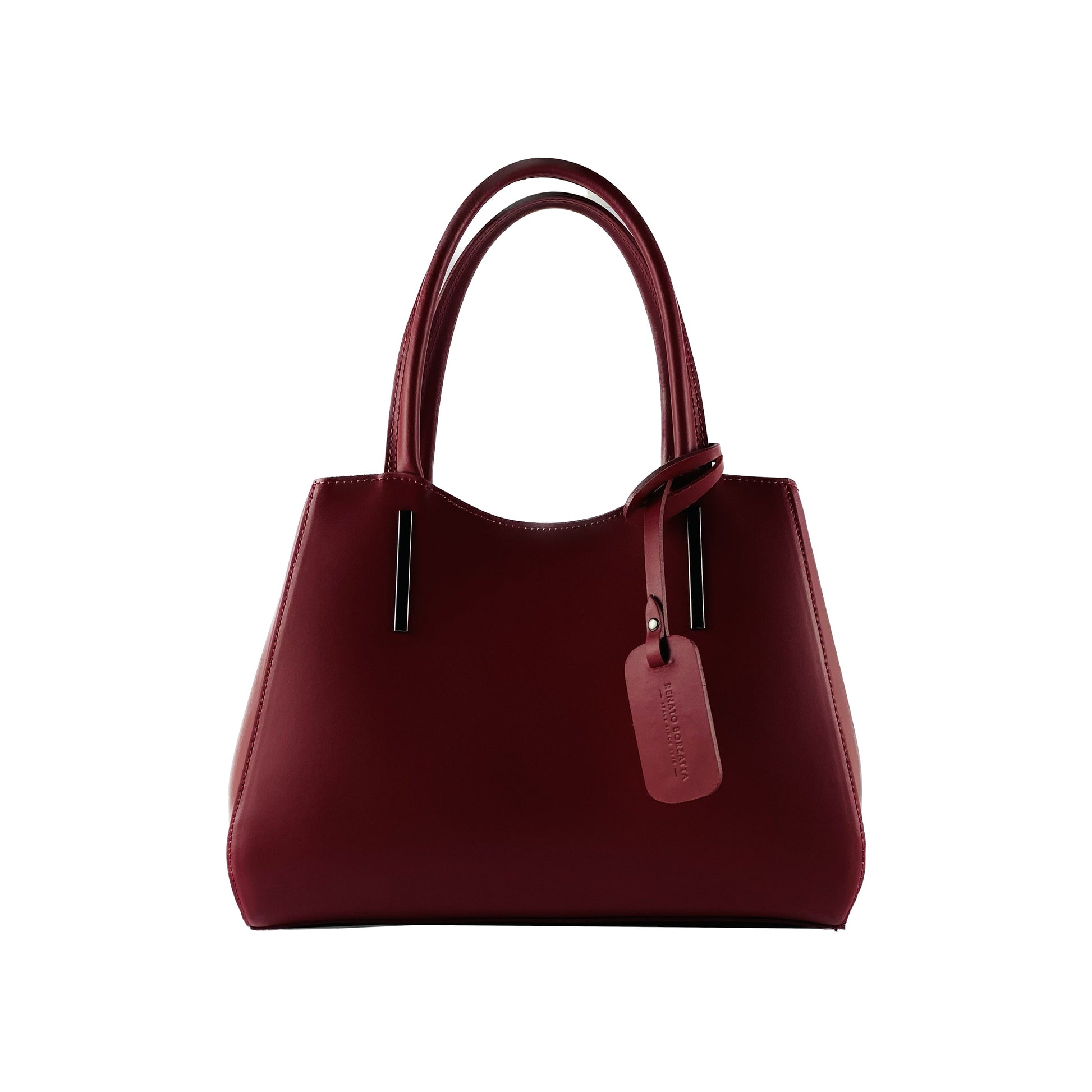 Genuine Leather Handbag with Shoulder Strap