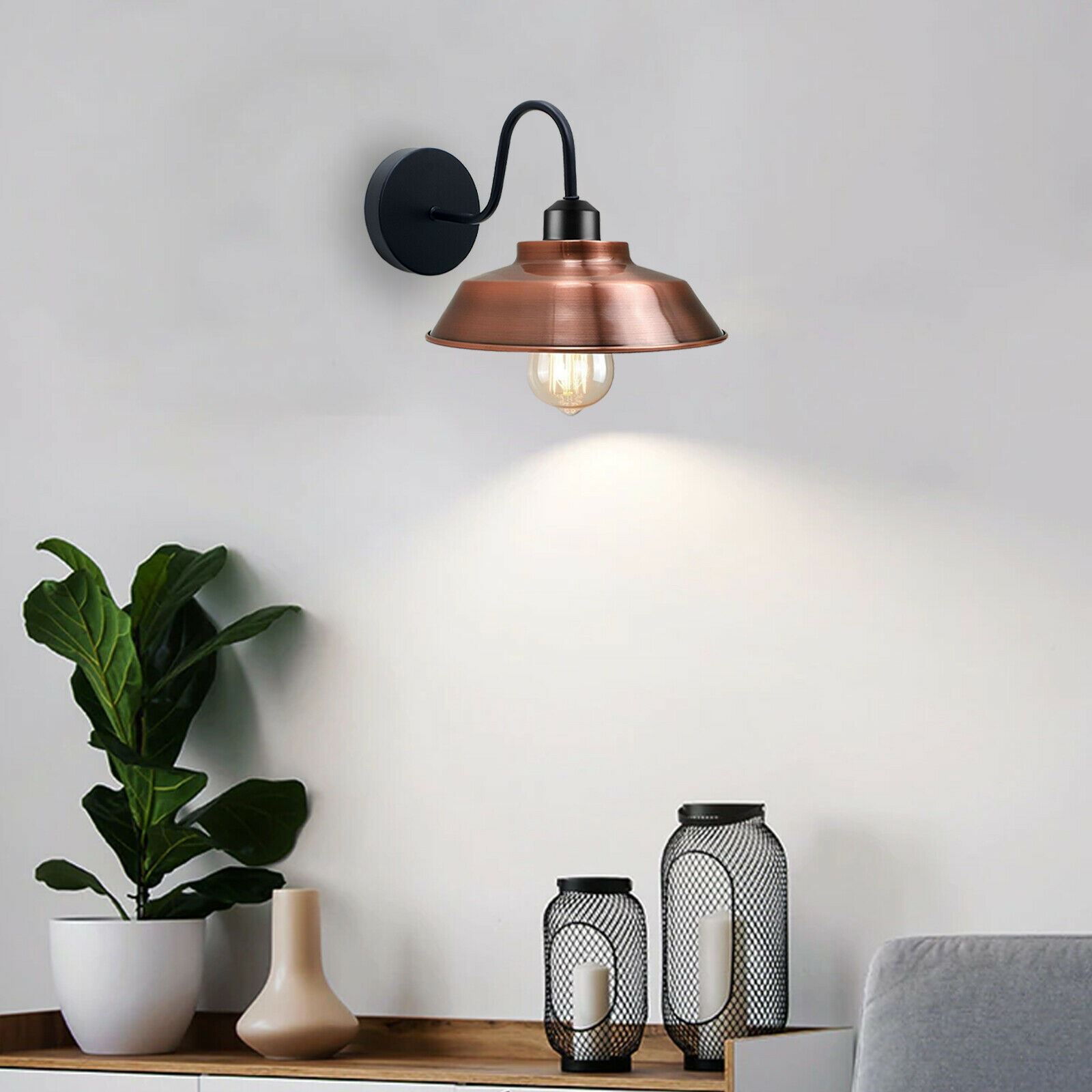 Interior Wall Lights Indoor Industrial Wall Lighting ~1186