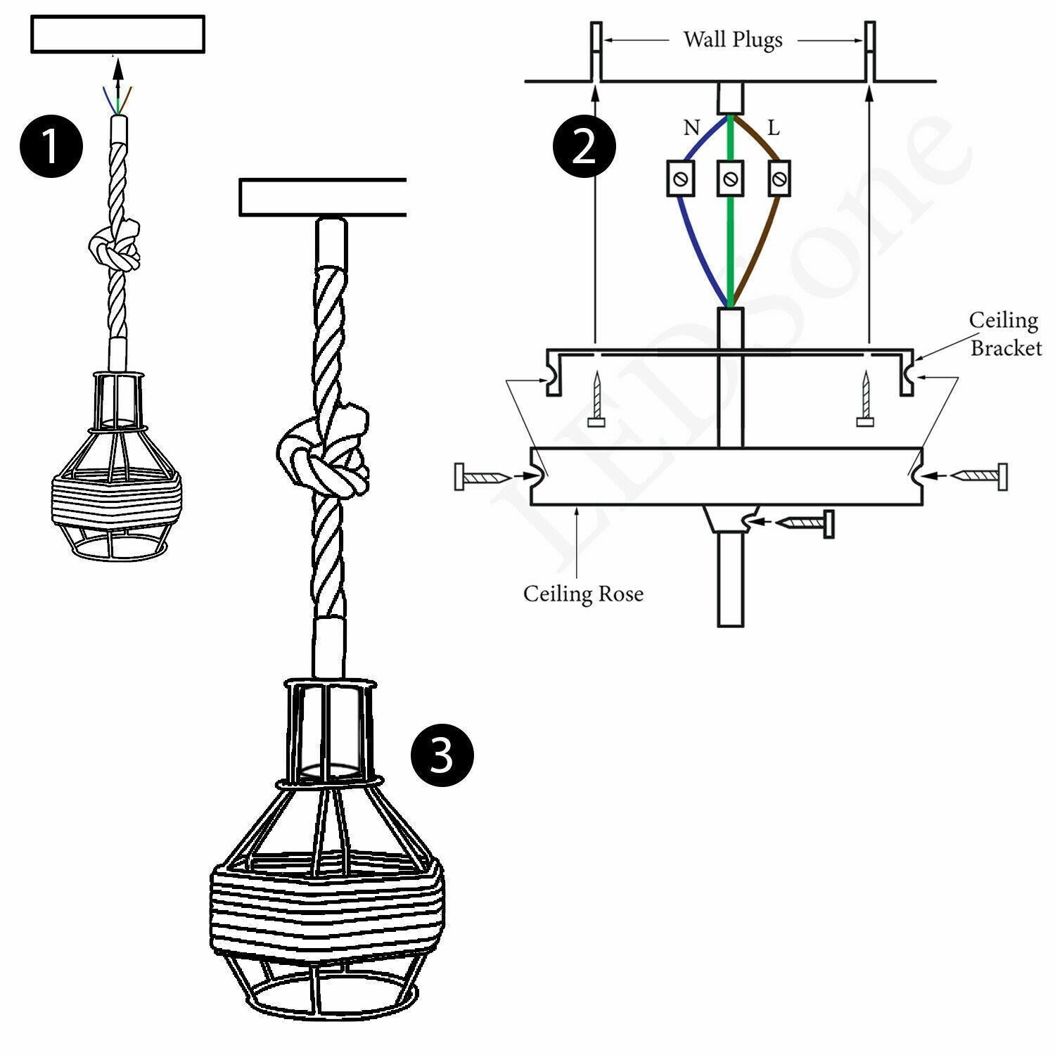 Retro Industrial Metal Pendant Light – Vintage Suspended Ceiling