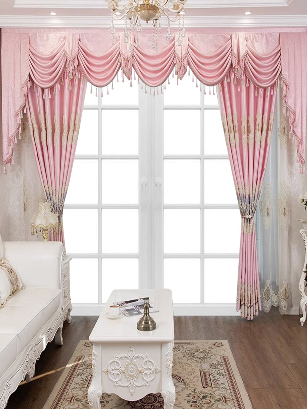 LuxeVellum™ – European Luxury Curtain Panels Without Valance