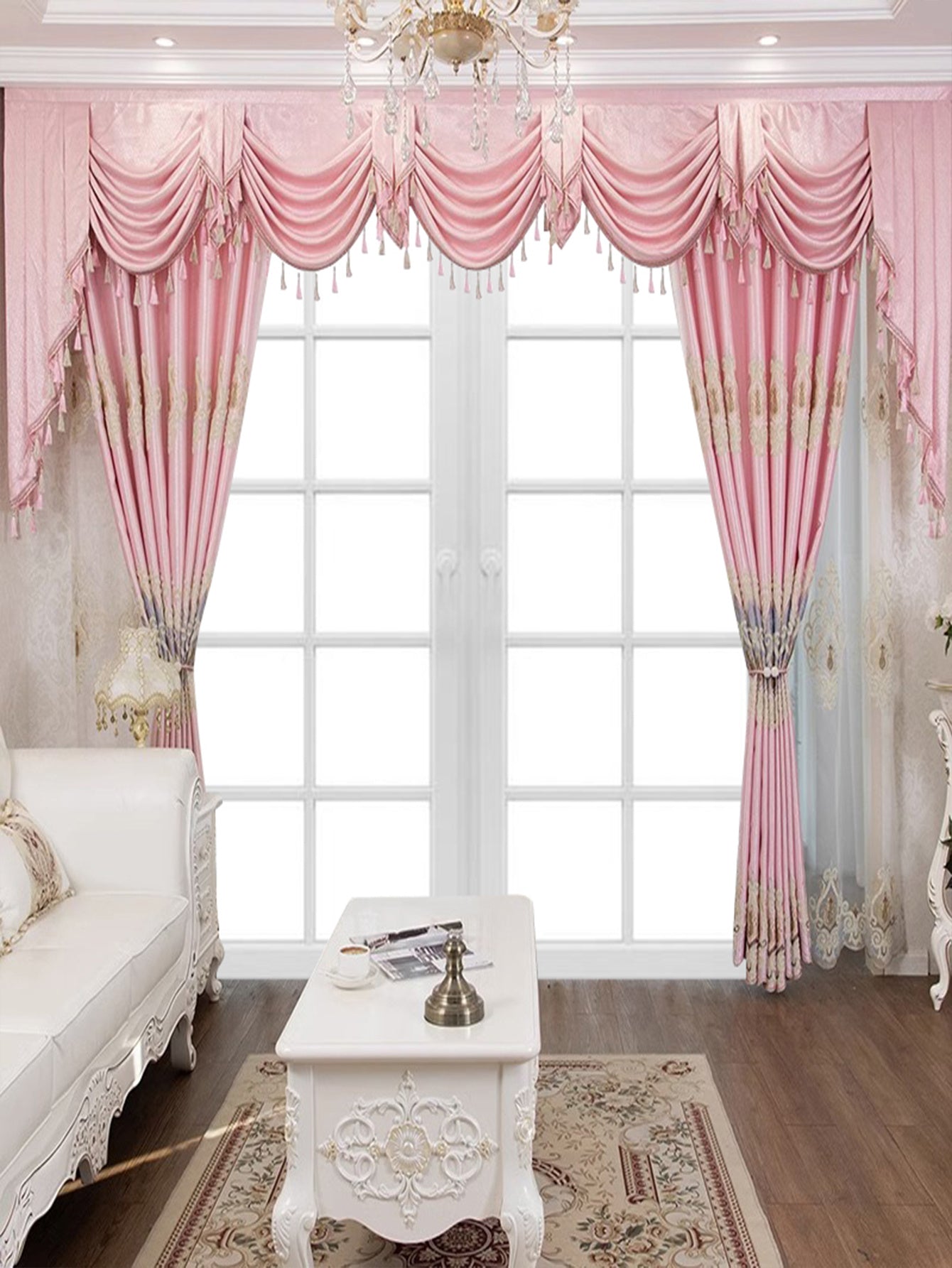 LuxeVellum™ – European Luxury Curtain Panels Without Valance