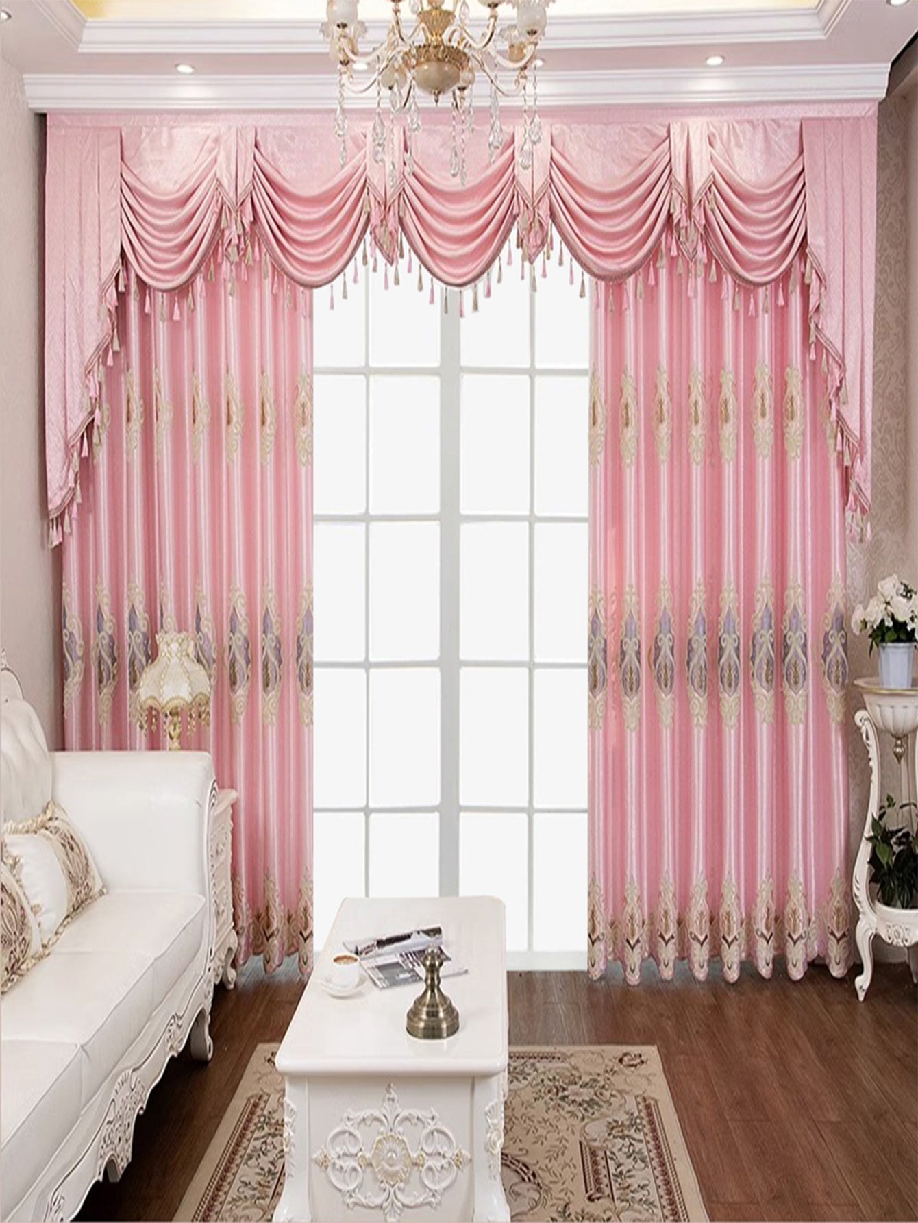 LuxeVellum™ – European Luxury Curtain Panels Without Valance