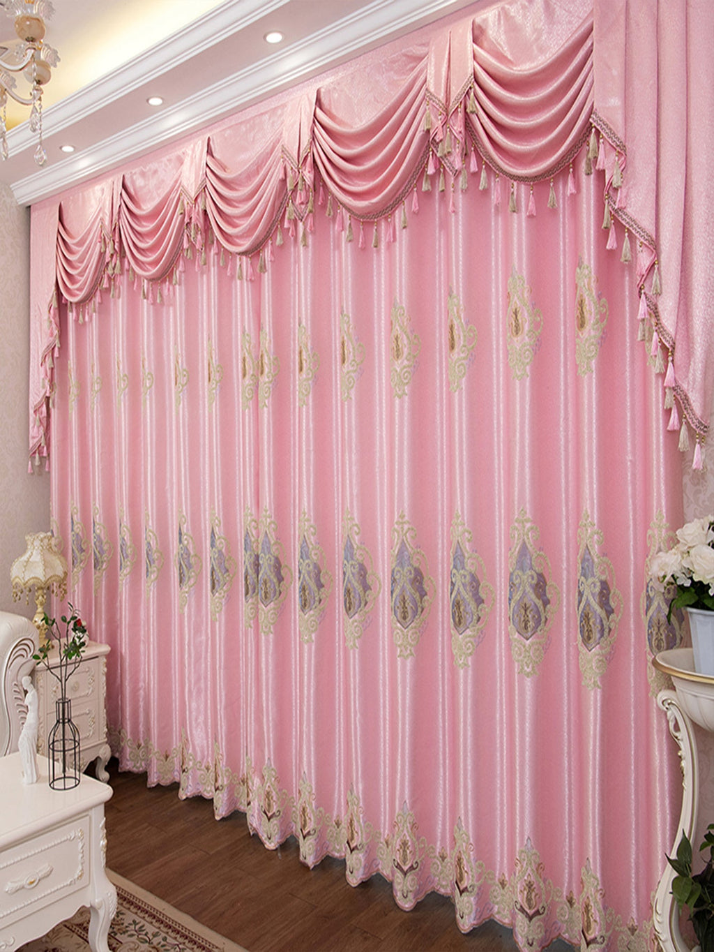 LuxeVellum™ – European Luxury Curtain Panels Without Valance
