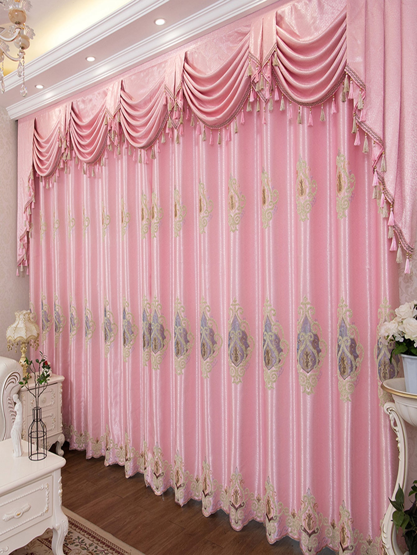 LuxeVellum™ – European Luxury Curtain Panels Without Valance