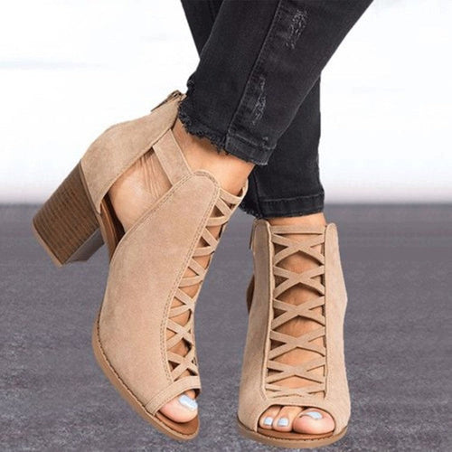 Women High Heel Strappy Sandals