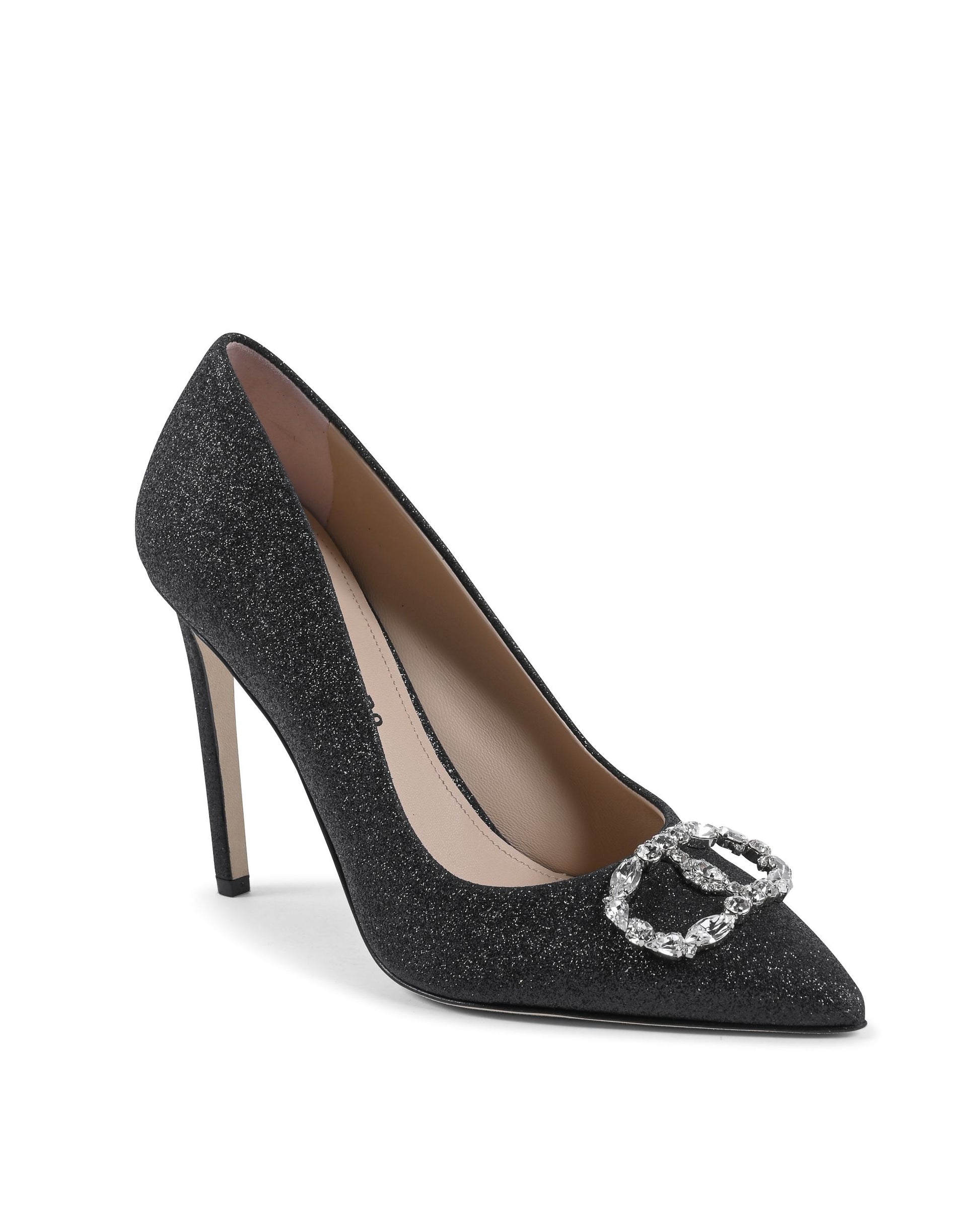 Cindarella Pump -  Bright Black