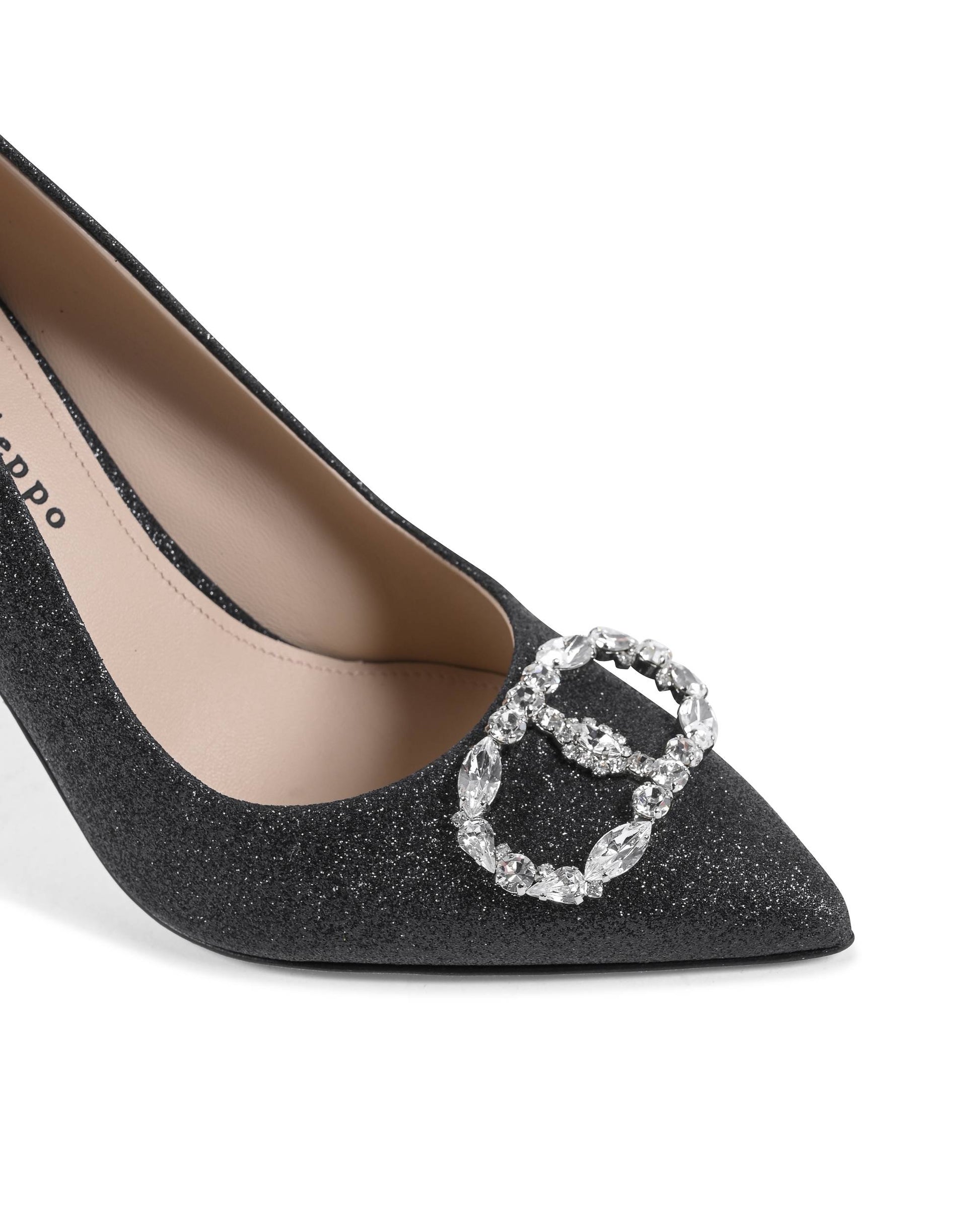 Cindarella Pump -  Bright Black