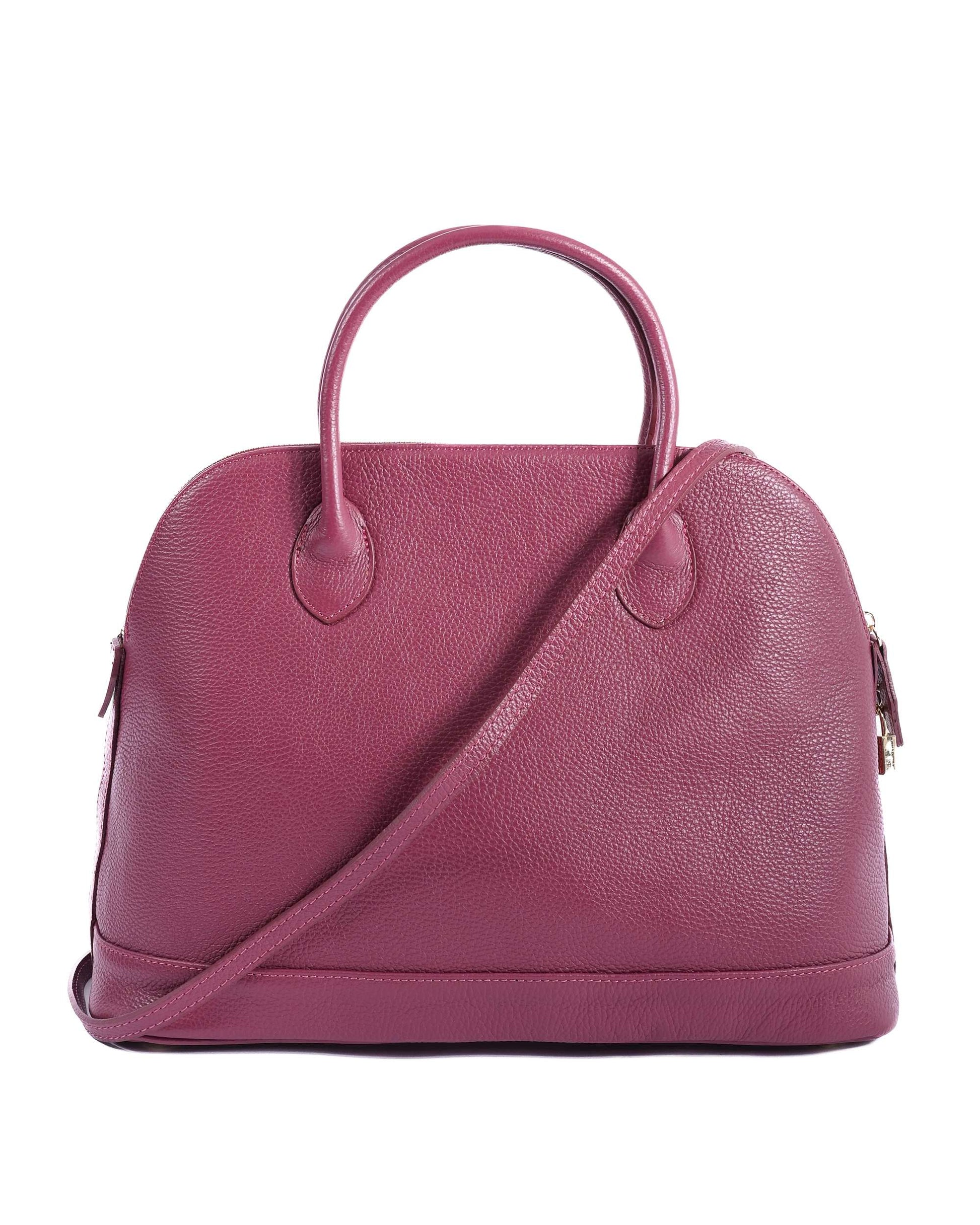 V Italia Womens Handbag Raspberry BC10880 DOLLARO PRUGNA