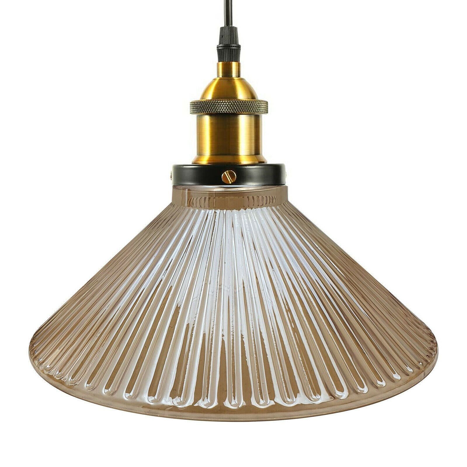 Industrial Suspended Ceiling Lights Style Glass Pendant Lamp ~1419