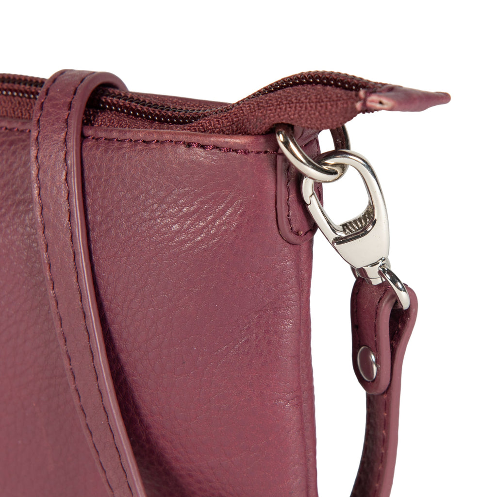 Women's shoulder bag in full grain genuine leather
