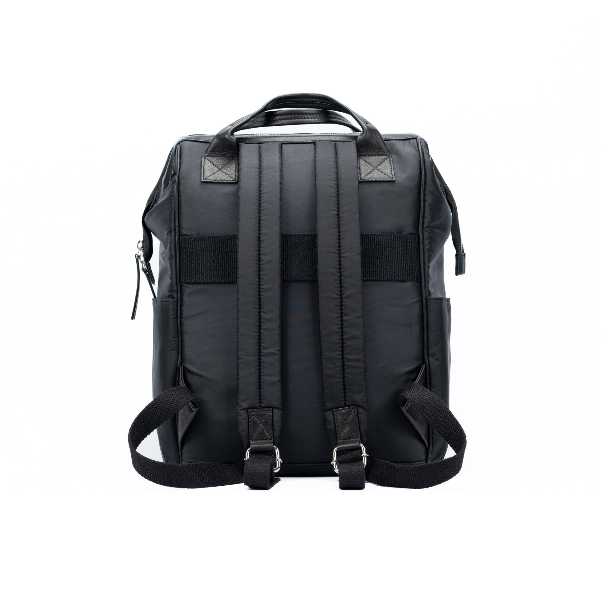 K0037AB | Waterproof Nylon/Genuine Leather Full Water Repellent Backpack