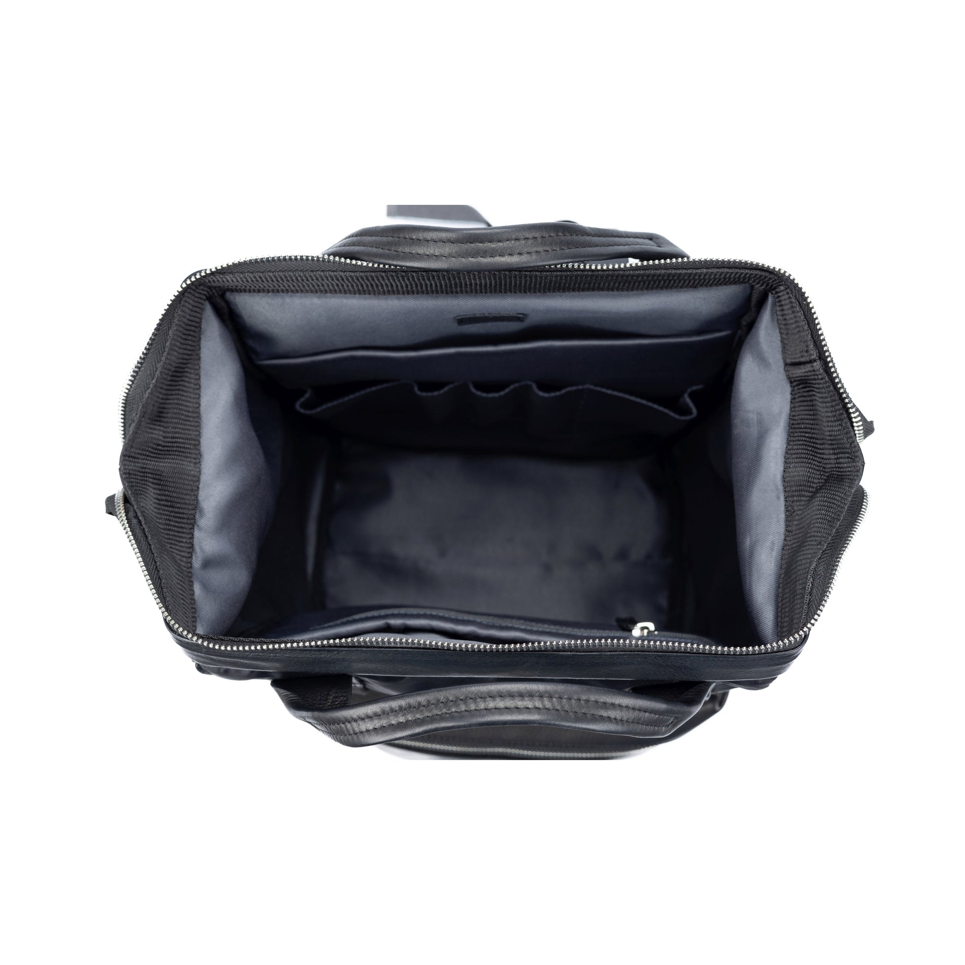 K0037AB | Waterproof Nylon/Genuine Leather Full Water Repellent Backpack