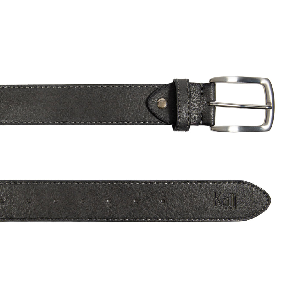 K4008KB | Men's Belt in Leather Lining with PU Finish.