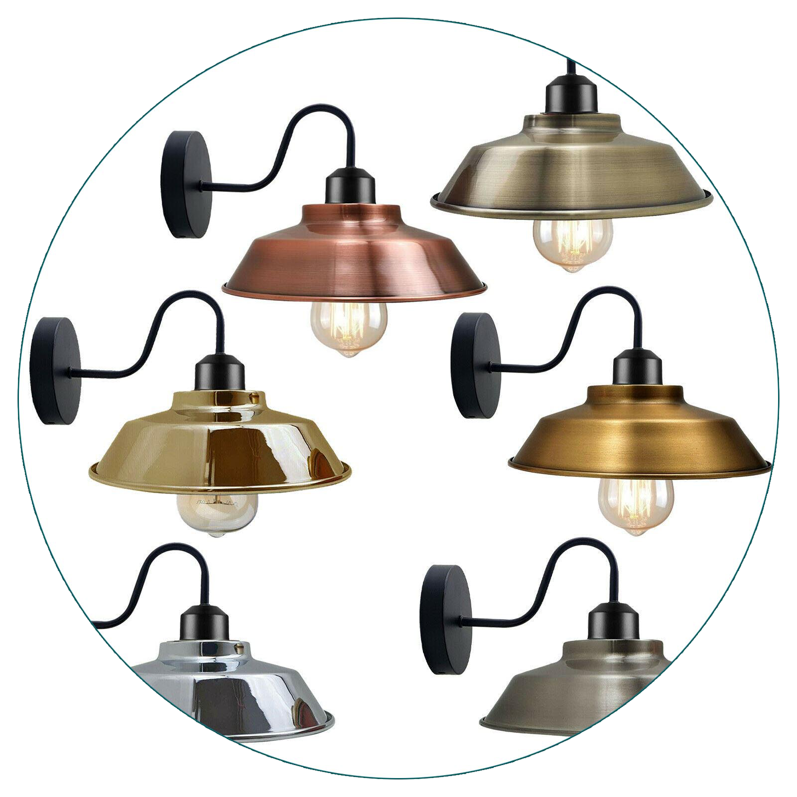 Interior Wall Lights Indoor Industrial Wall Lighting ~1186