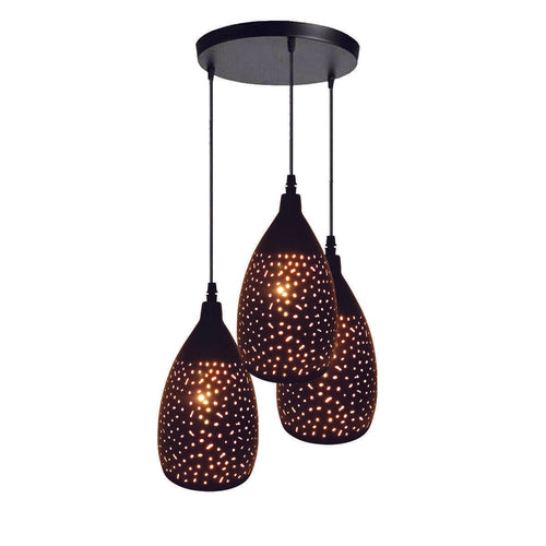 Modern Design Ceiling 3 Pendant Shade Light Set~2352