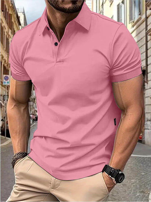 Short Sleeve Slim Men Polo Shirt