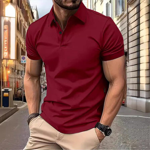 Short Sleeve Slim Men Polo Shirt