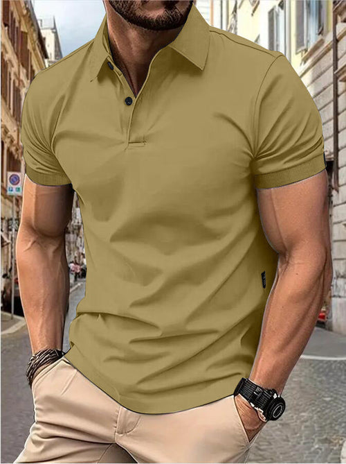 Short Sleeve Slim Men Polo Shirt