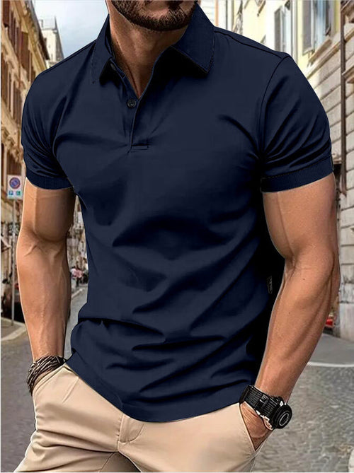 Short Sleeve Slim Men Polo Shirt
