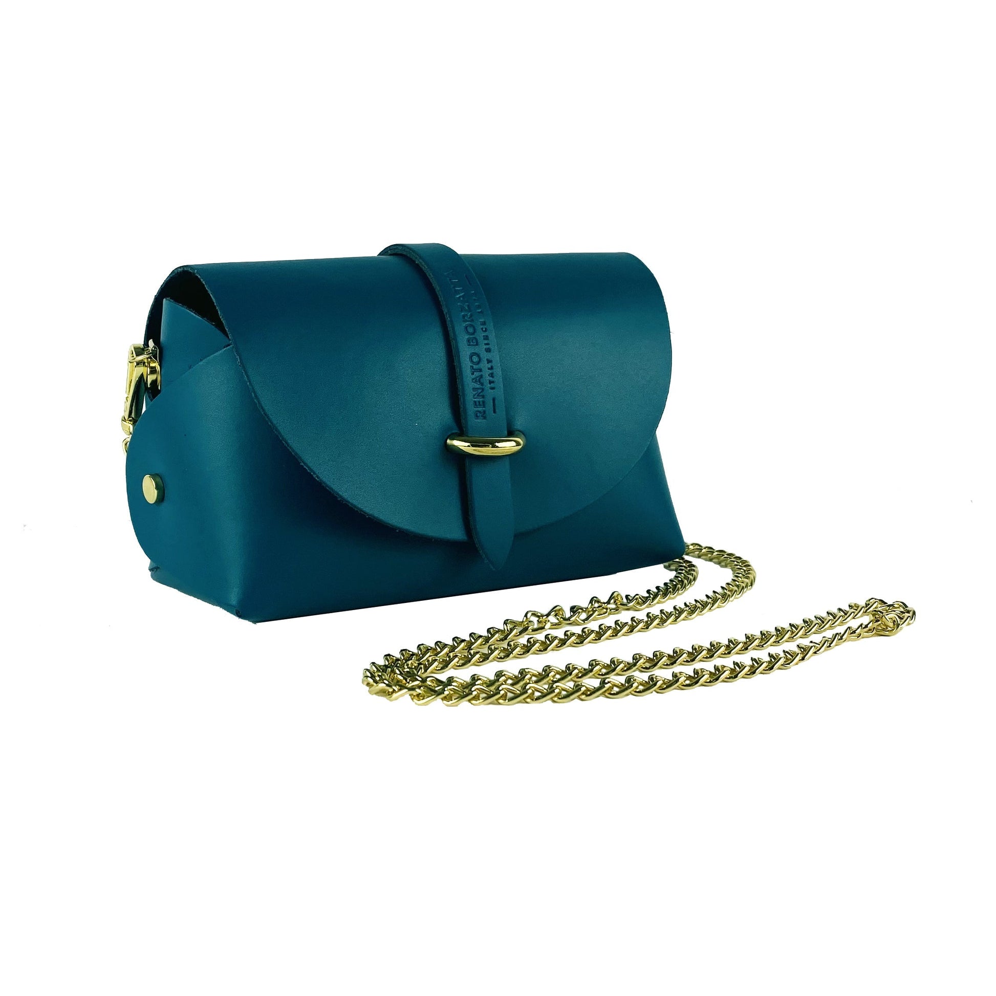 Small Genuine Leather Bag with Shoulder Strap
