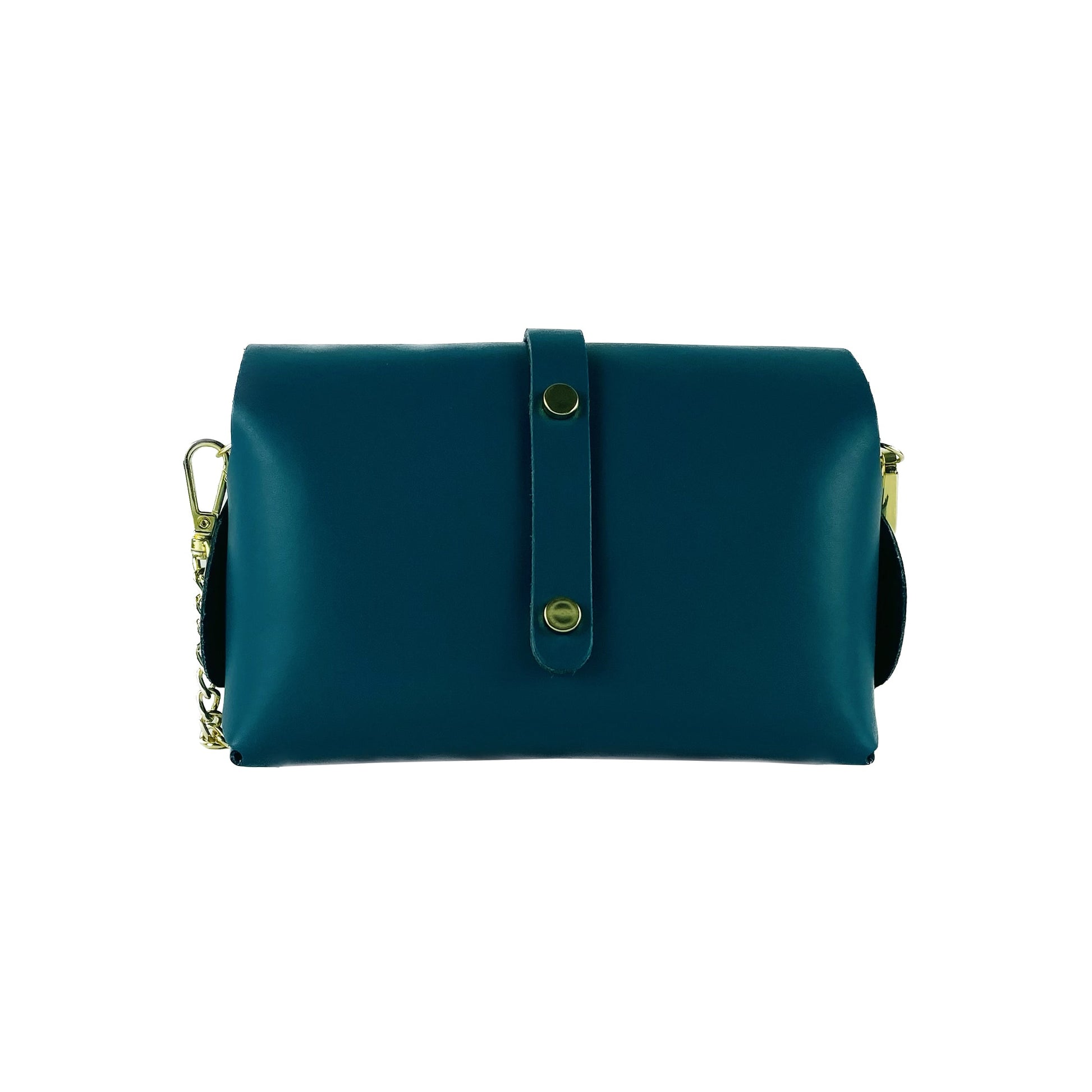 Small Genuine Leather Bag with Shoulder Strap