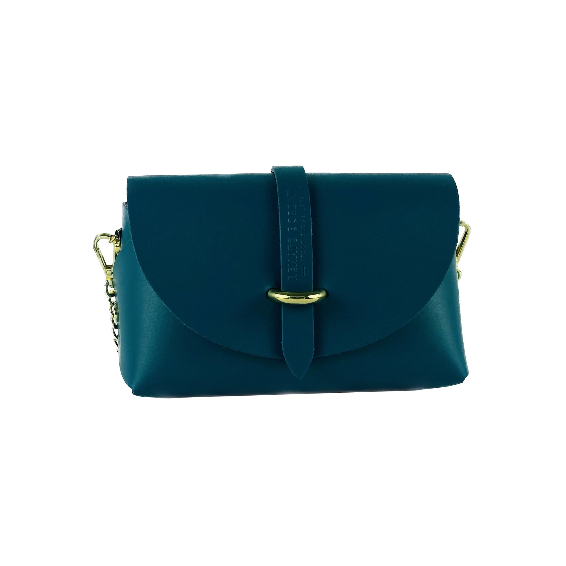 Small Genuine Leather Bag with Shoulder Strap