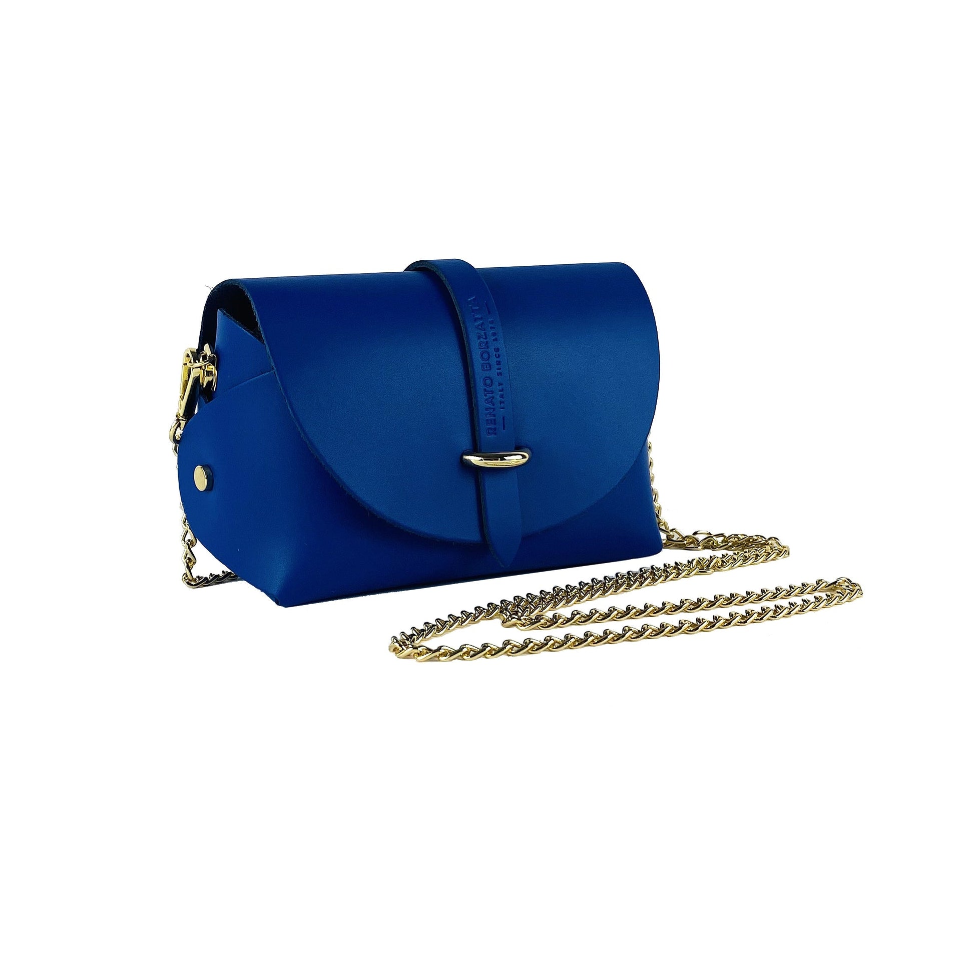 Small Women’s Leather Bag with Shoulder Strap – Made in Italy