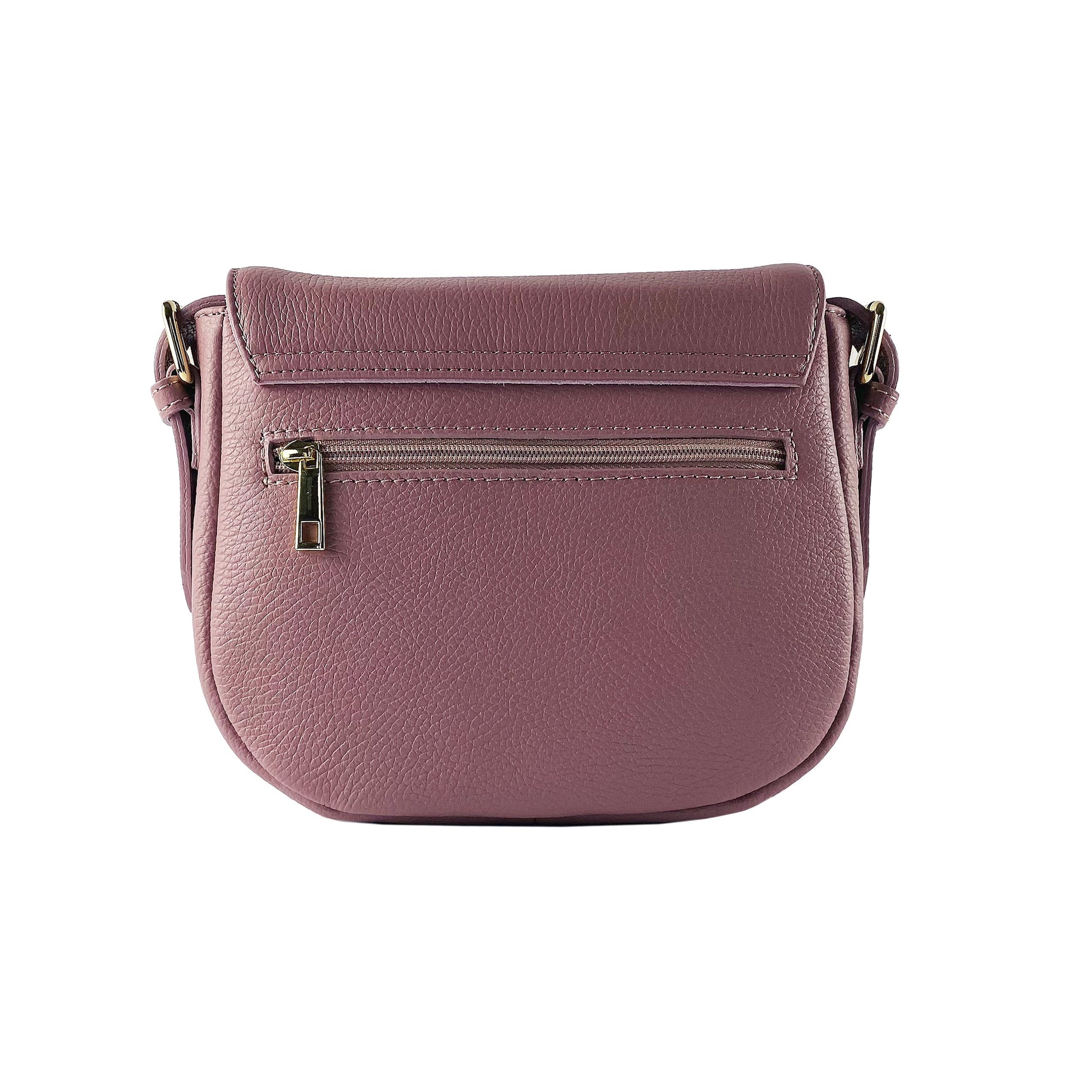 Genuine Leather Shoulder Bag – Made in Italy, with Shoulder Strap