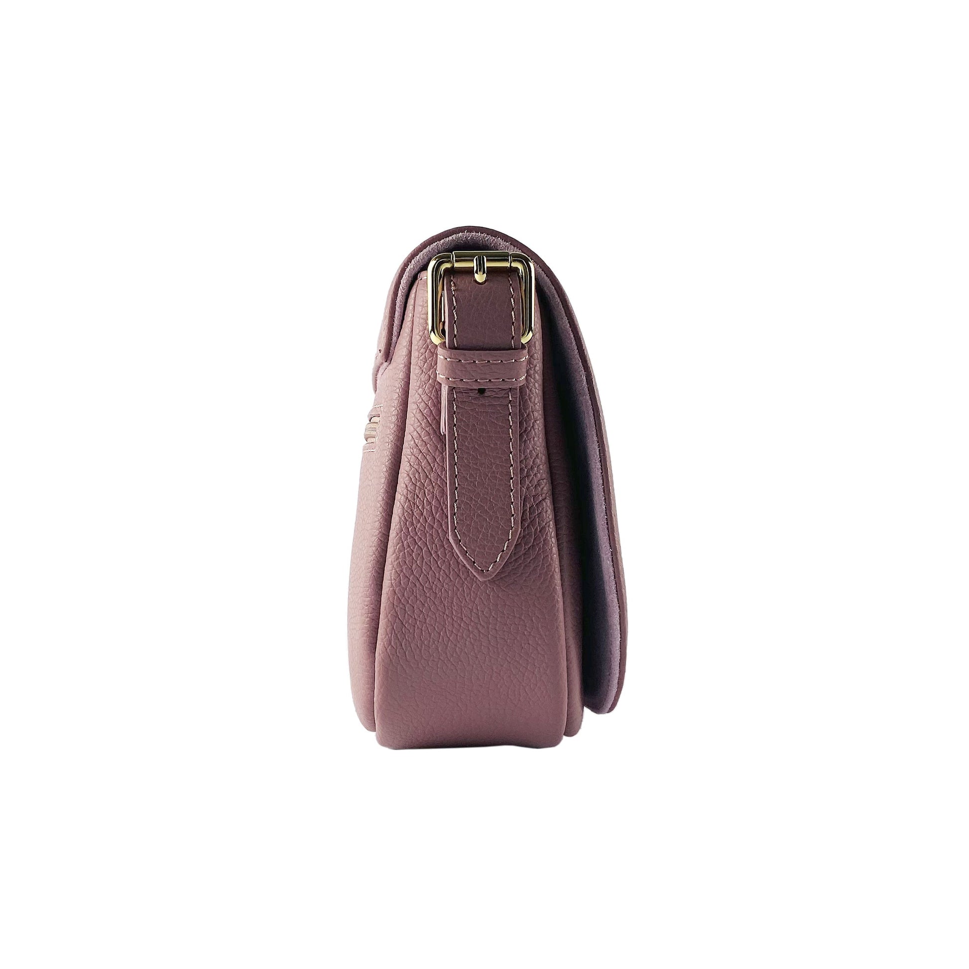 Genuine Leather Shoulder Bag – Made in Italy, with Shoulder Strap