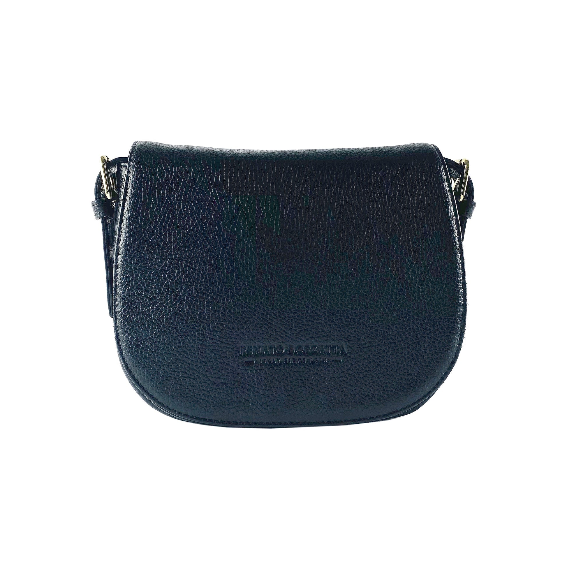 Genuine Leather Shoulder Bag – Made in Italy, with Shoulder Strap