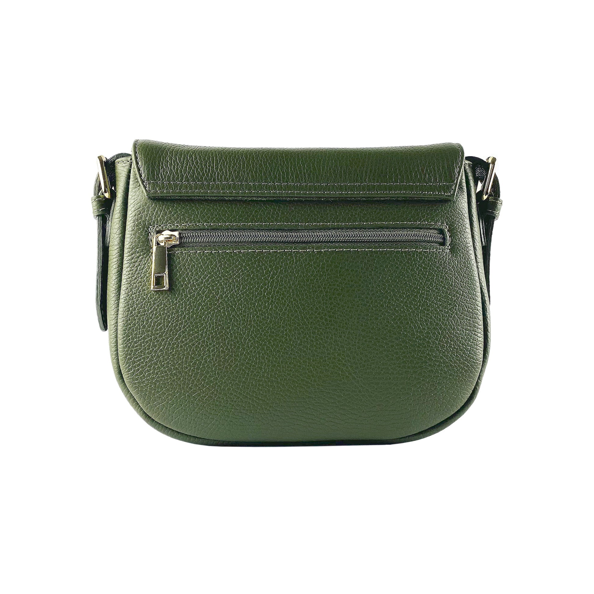 Genuine Leather Shoulder Bag with Removable Strap