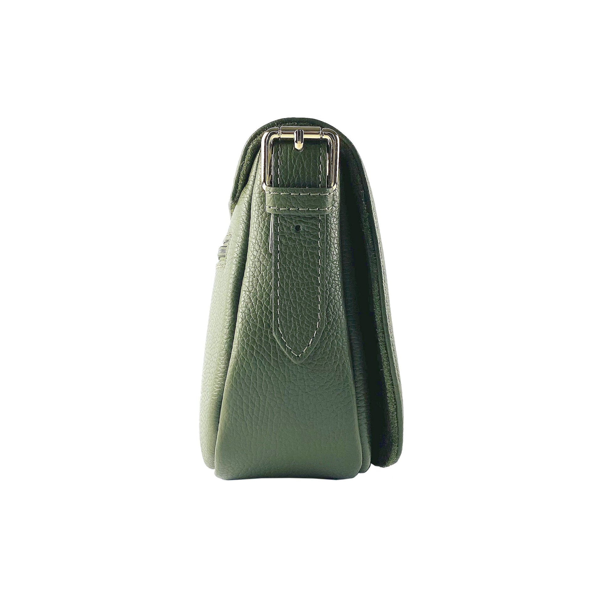 Genuine Leather Shoulder Bag with Removable Strap