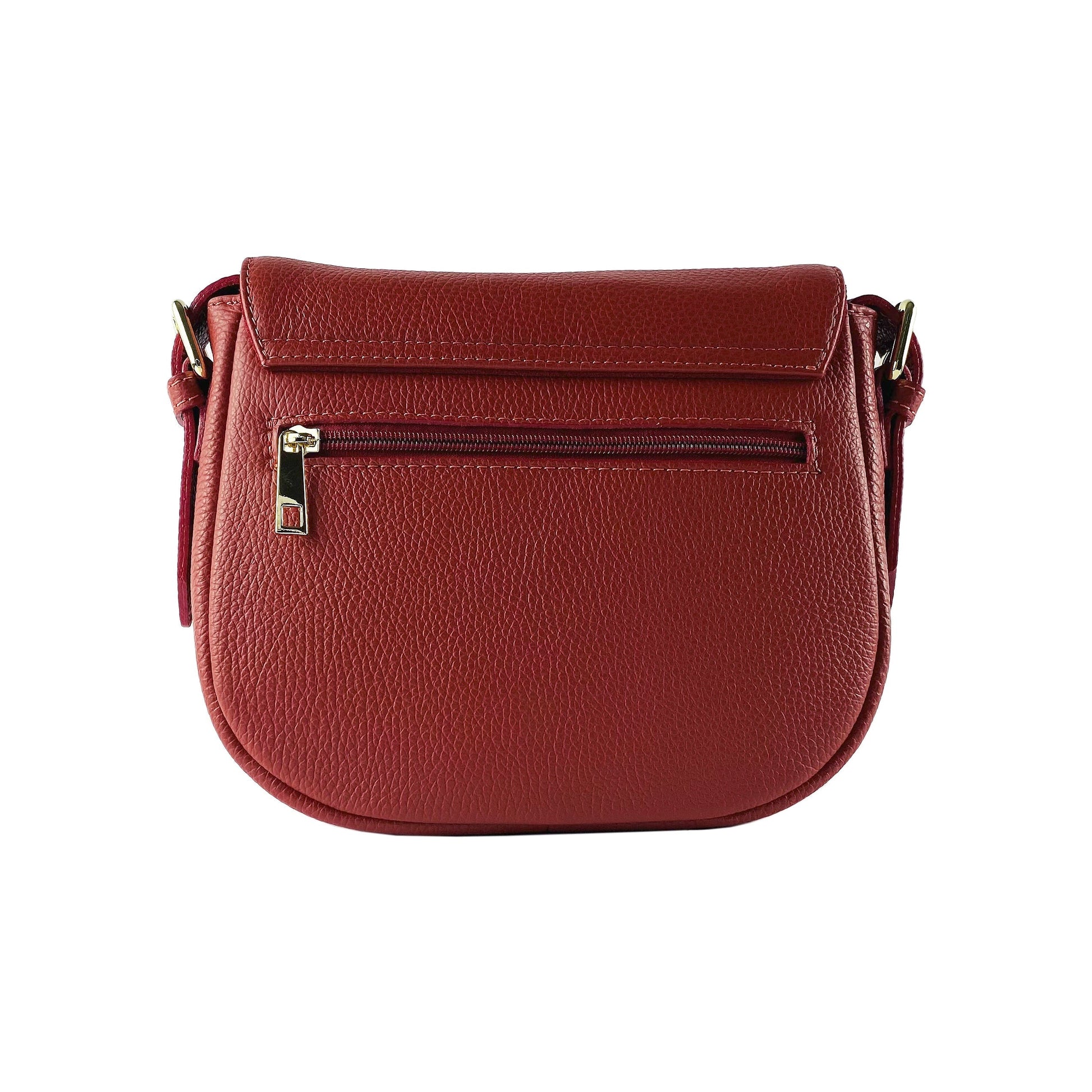 Women’s Leather Crossbody Bag – Made in Italy, with Shoulder Strap