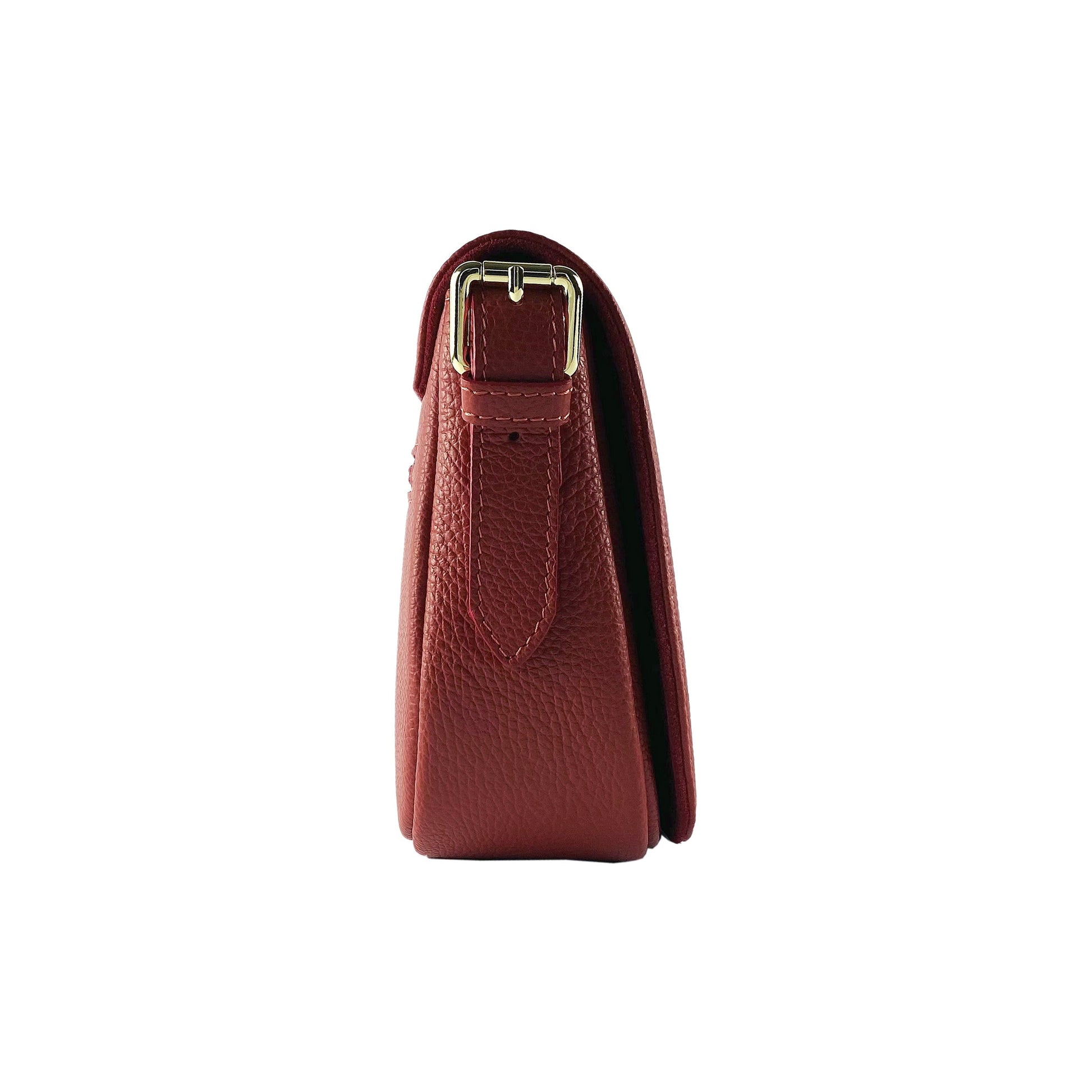 Women’s Leather Crossbody Bag – Made in Italy, with Shoulder Strap