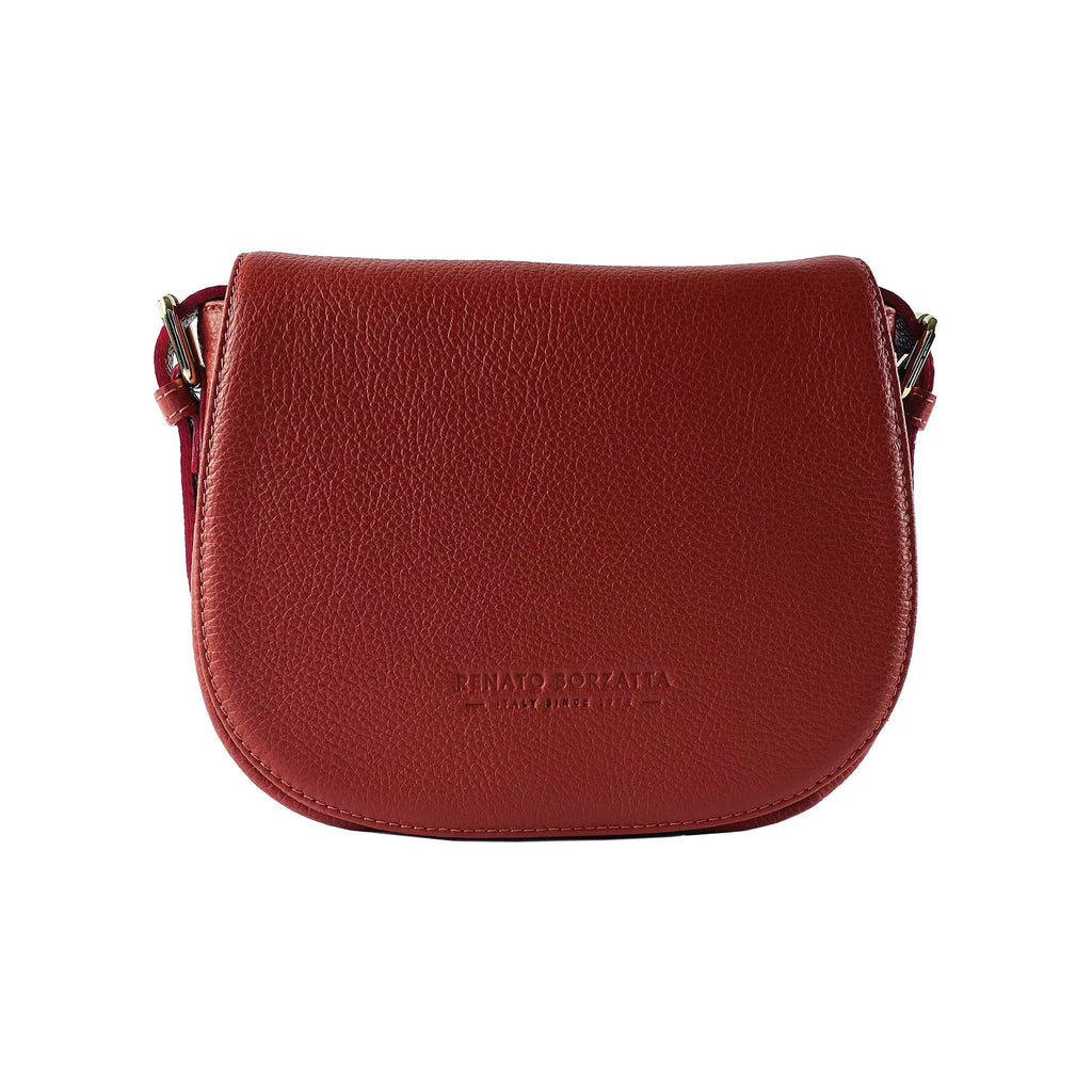 Women’s Leather Crossbody Bag – Made in Italy, with Shoulder Strap