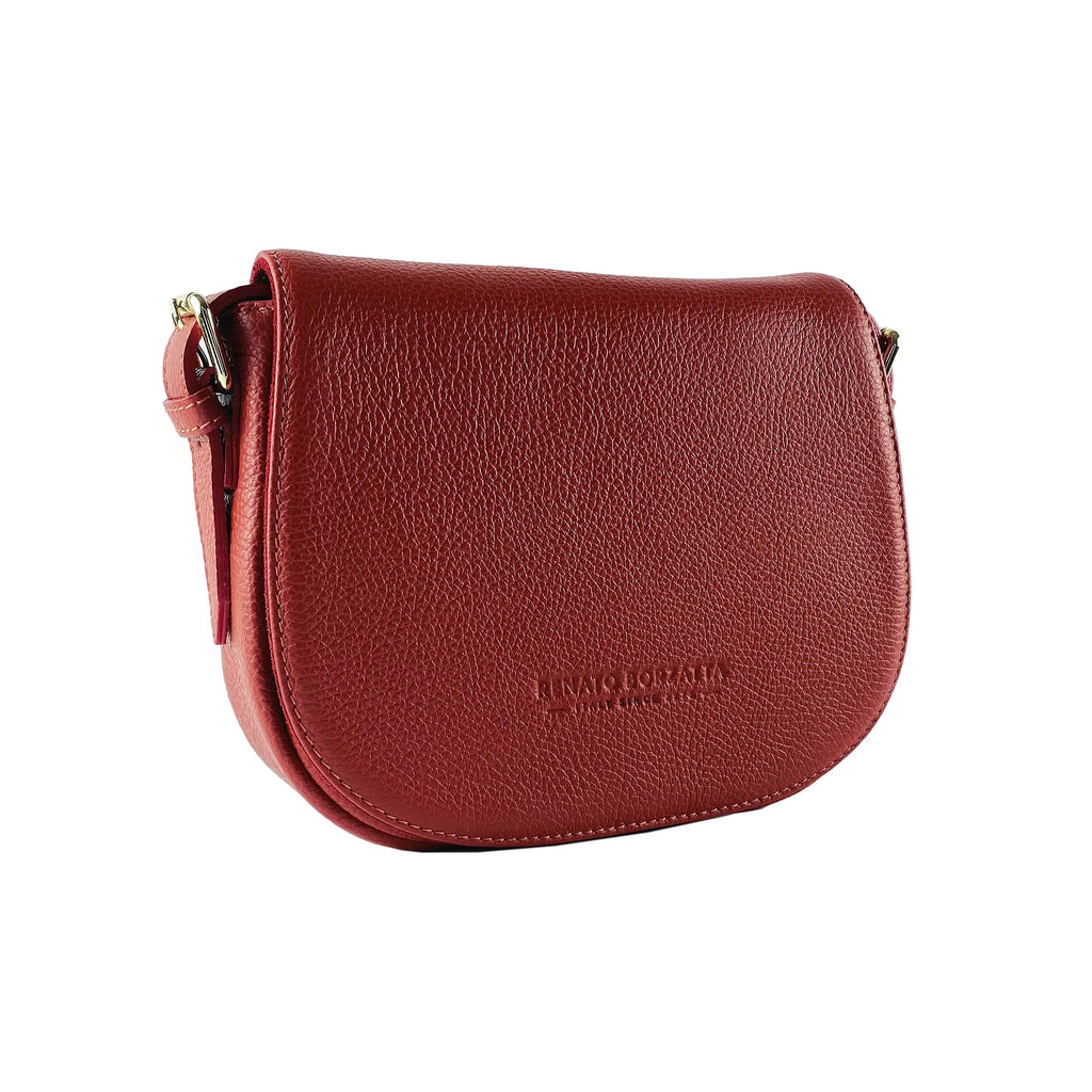 Women’s Leather Crossbody Bag – Made in Italy, with Shoulder Strap