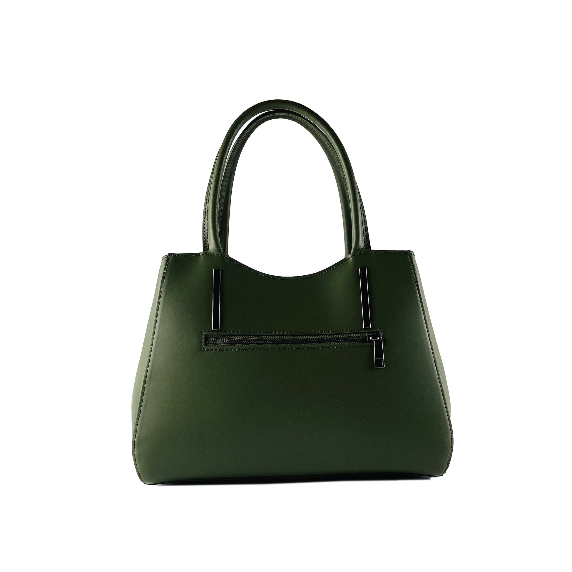 Genuine Leather Handbag Made in Italy with Shoulder Strap
