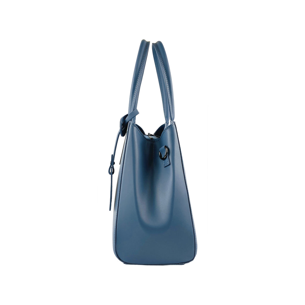Genuine Leather Handbag  with Shoulder Strap