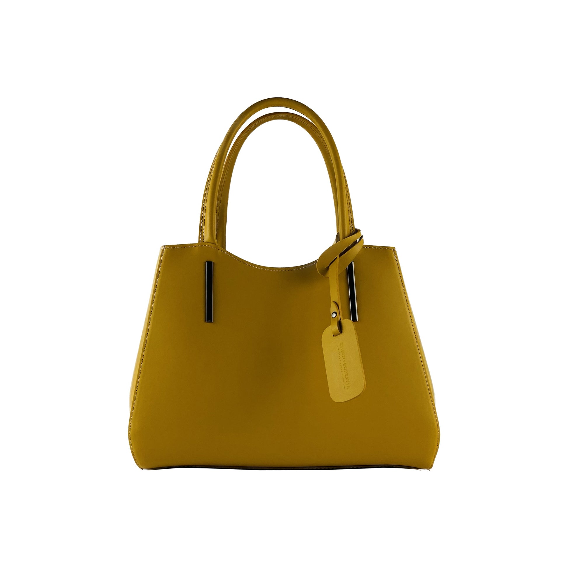 Genuine Leather Handbag with Shoulder Strap