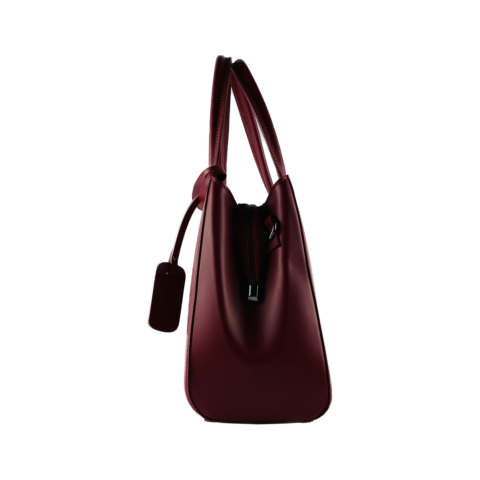 Genuine Leather Handbag with Shoulder Strap