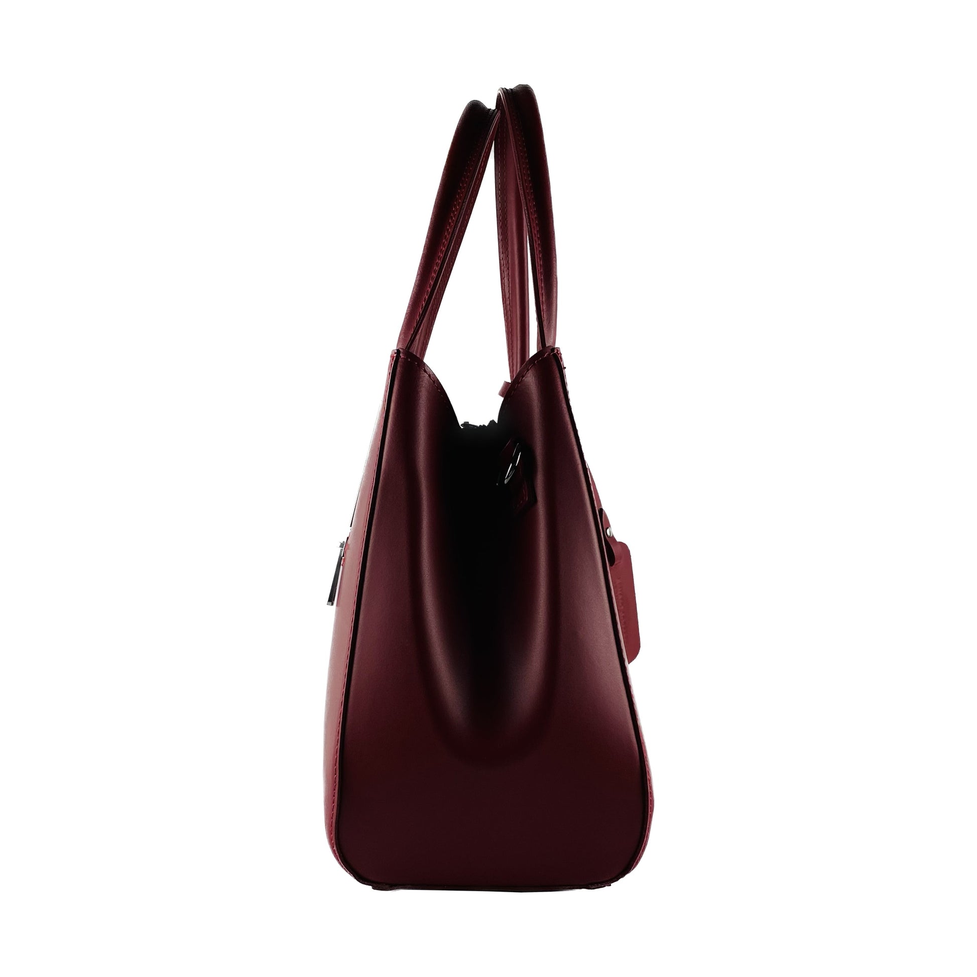 Genuine Leather Handbag with Shoulder Strap
