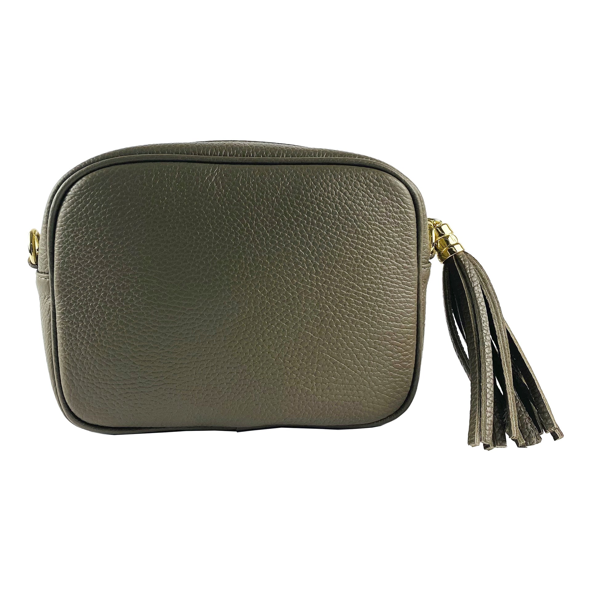 Women’s Leather Crossbody Bag – Made in Italy, with Shoulder Strap