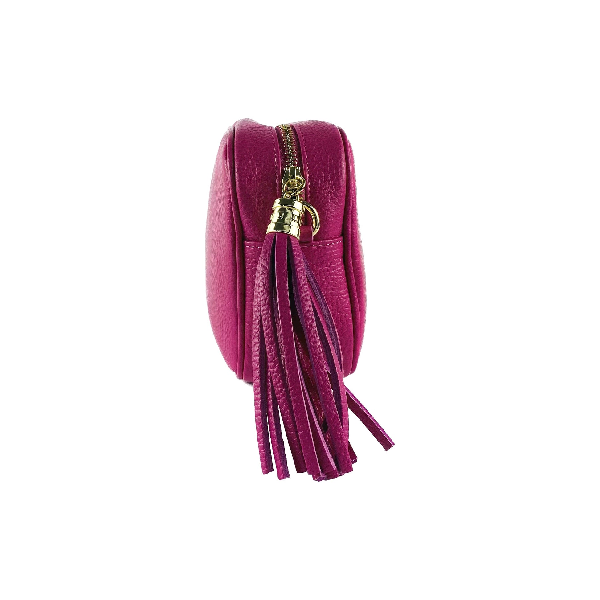 Women’s Small Leather Crossbody Bag – Made in Italy, with Strap