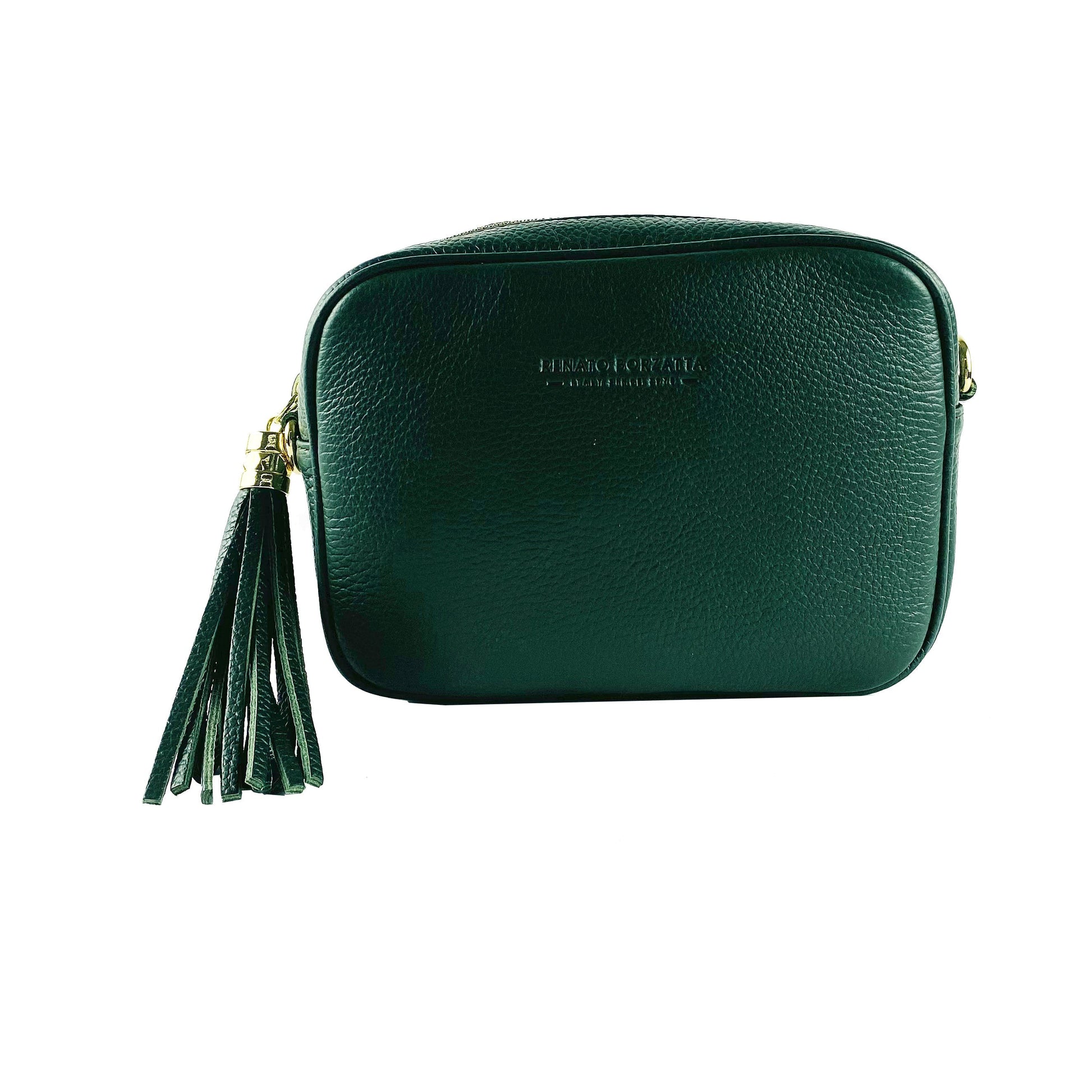Women’s Leather Crossbody Bag – Made in Italy, with Shoulder Strap