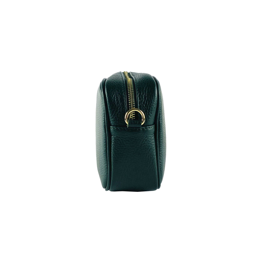 Women’s Leather Crossbody Bag – Made in Italy, with Shoulder Strap