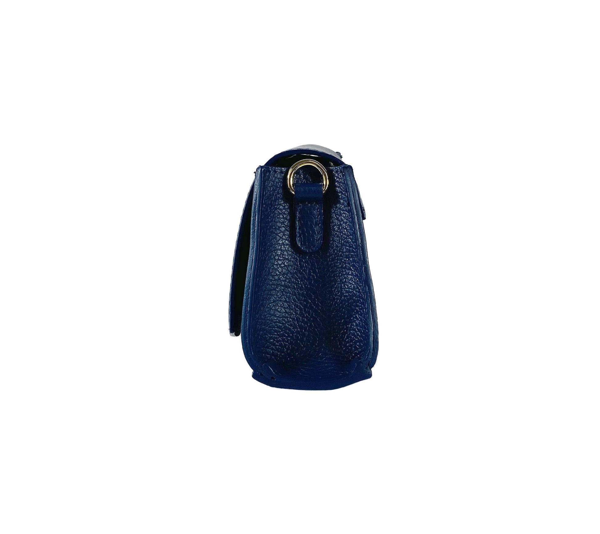 Genuine Leather Shoulder Bag for Women – Made in Italy, with Strap