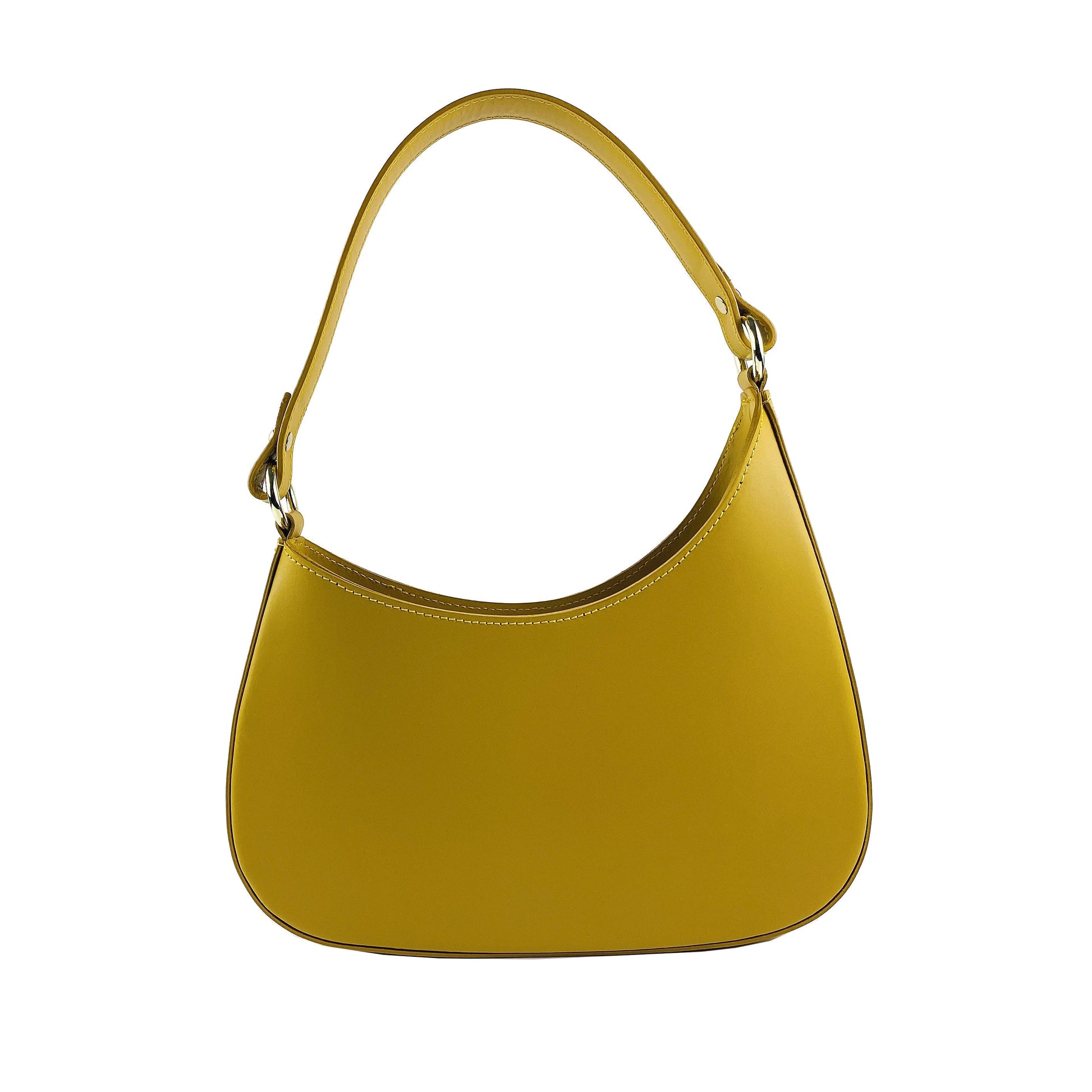 Women's Shoulder Bag and Removable Shoulder Strap in Genuine Leather