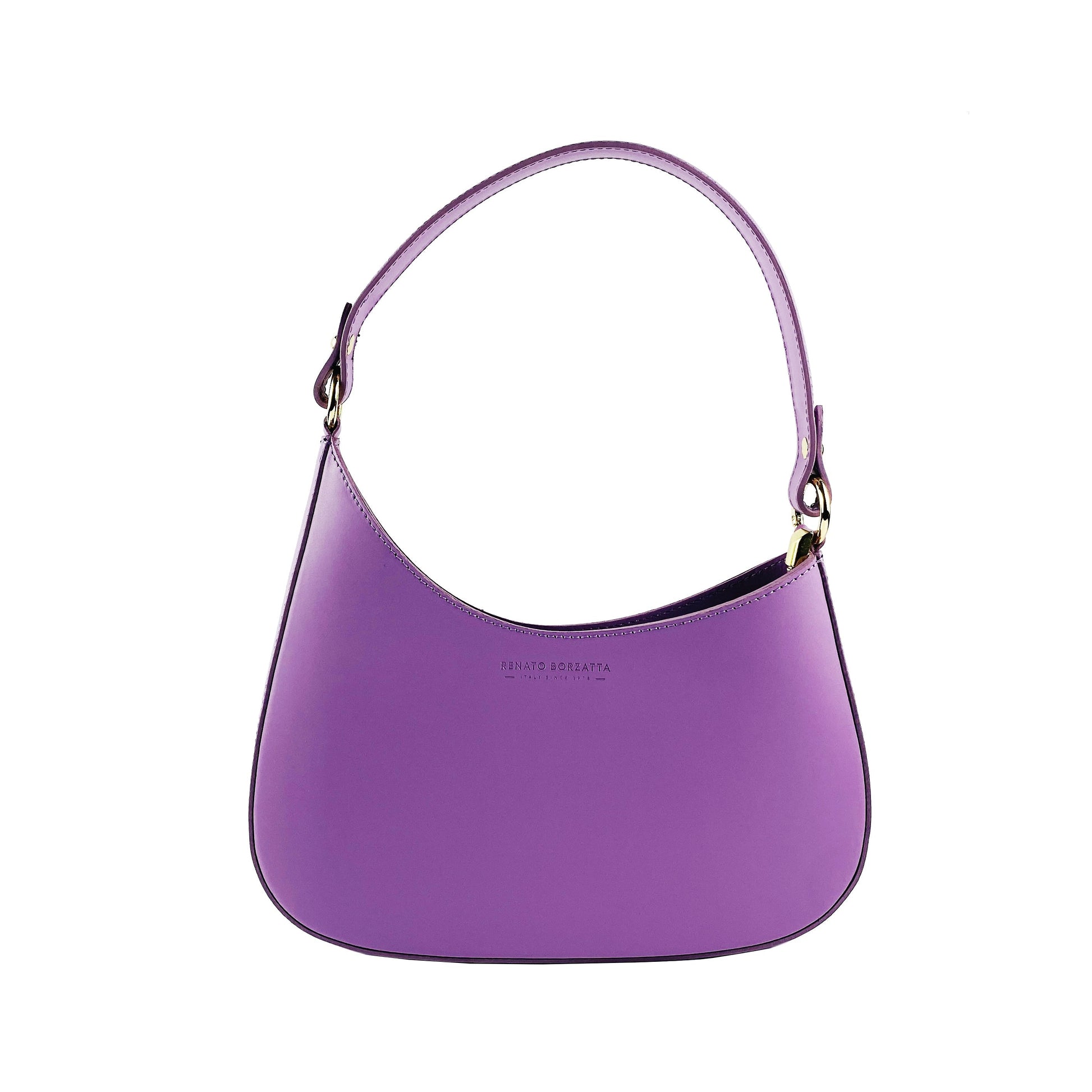 Women's Shoulder Bag and Removable Shoulder Strap in Genuine Leather